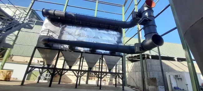 Filtración de gases de caldera