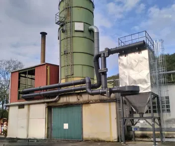 Filtración de gases de caldera